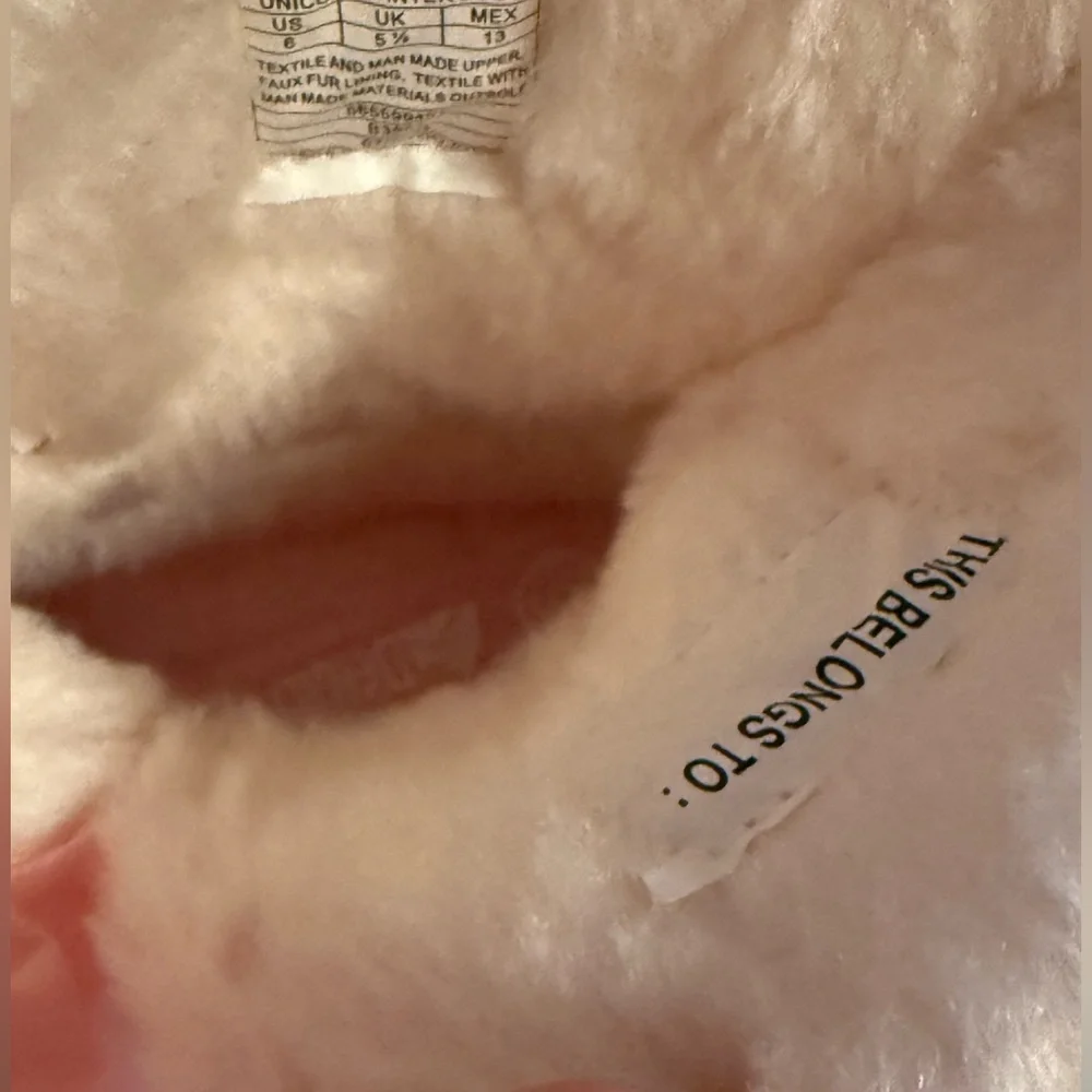Denali NWT Girls Boots Sz 6 Fluffy Pink & White Unicorn Winter Boots (SH025)